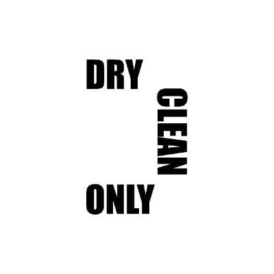 Dry Clean Only