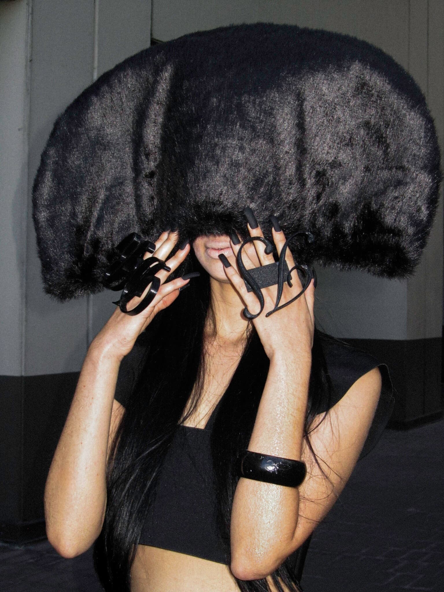 Iseder look featured by Interview Magazine