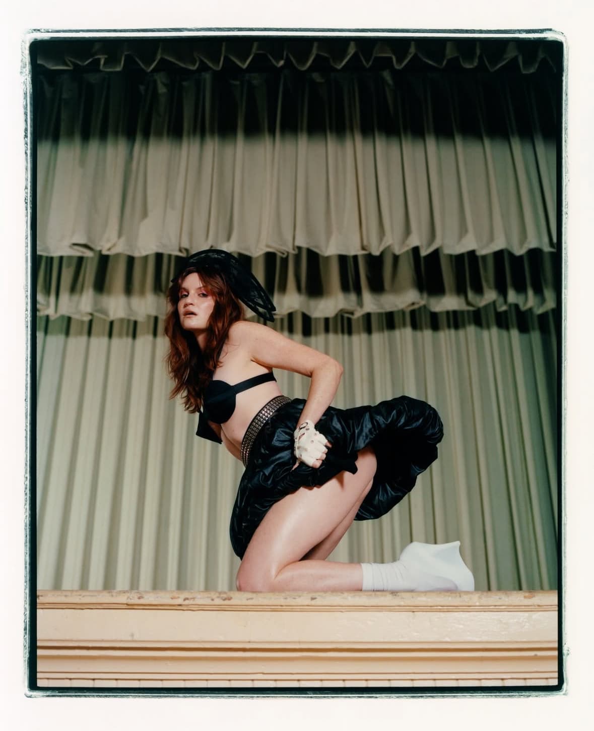 Katie Gavins wearing Iseder for Paper Magazine
